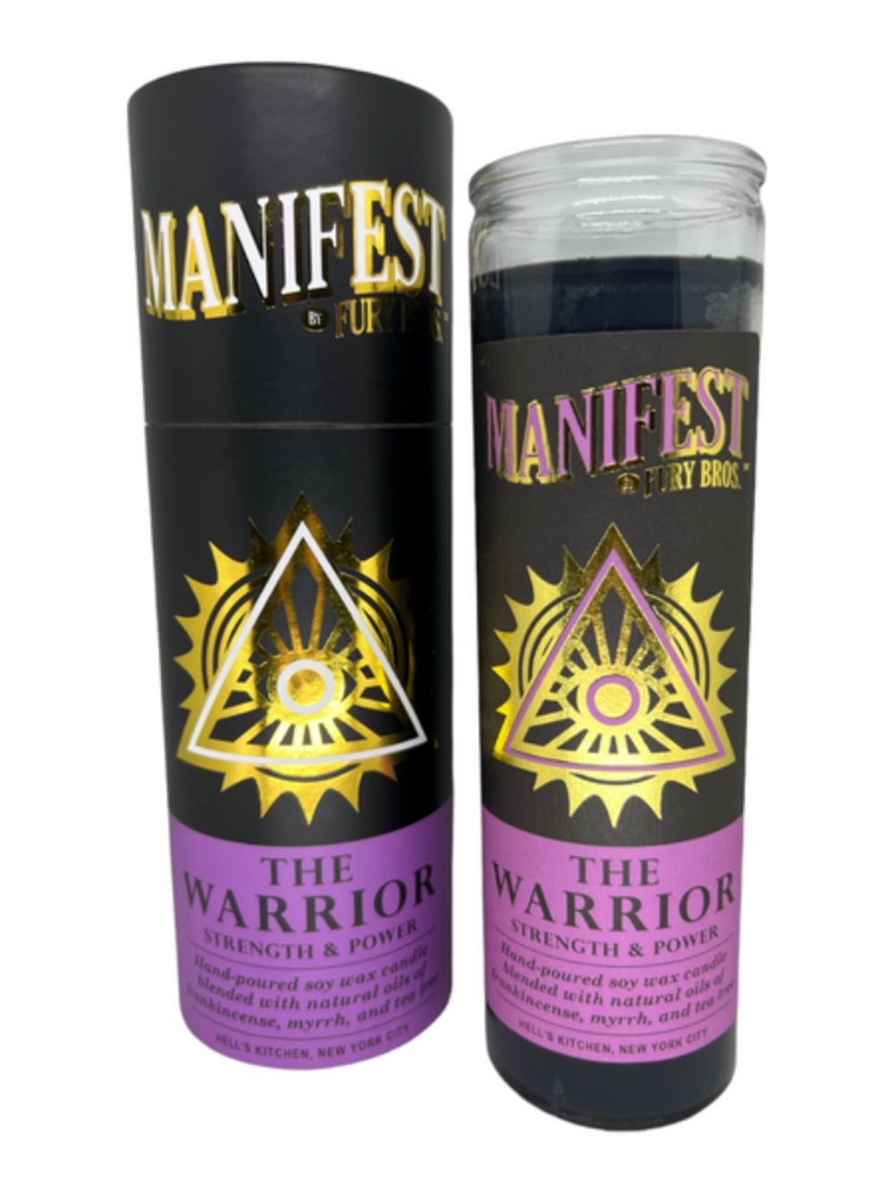 New The Manifest Warrior Candle